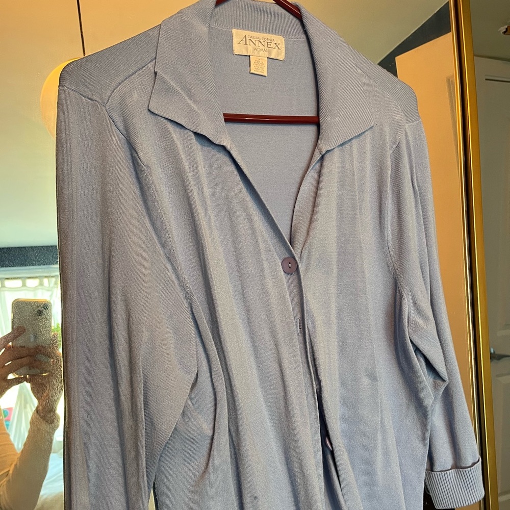 Vintage Powder-blue Sweater